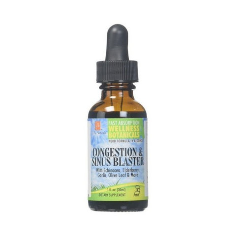 L. A .Naturals, Congestion & Sinus Blaster Drop, 1 Oz
