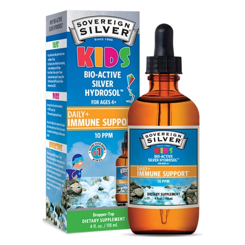 Bio-Active Silver Hydrosol for Kids 4 Oz by Sovereign Silver
