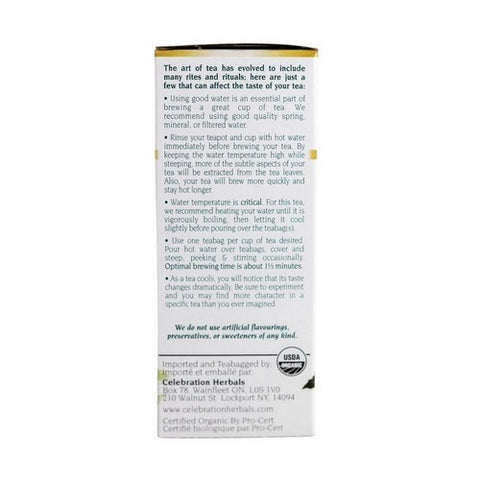 Celebration Herbals, Organic Sencha Green Tea, 24 Bags