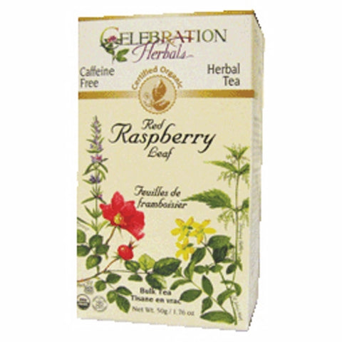 Celebration Herbals, Organic Red Raspberry Leaf Tea, 40 grams