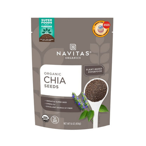 Navitas Organics, Organic Chia Seeds, 16 Oz