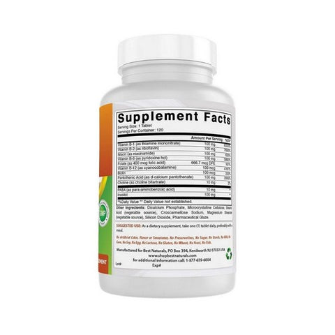 Best Naturals, B 100 Complex, 120 Tabs
