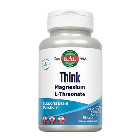 Kal, Think Magnesium, 60 Tabs