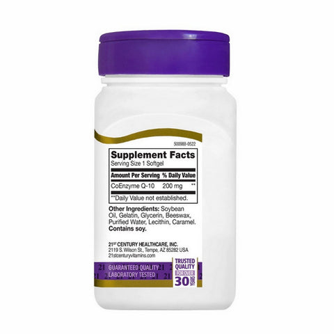 21st Century, Liquid Filled Coq-10, 200 Mg, 90 Caps