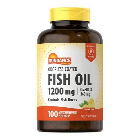 Sundance, Vitamins Odorless Fish Oil - Omega-3 Softgels, 100 Tabs