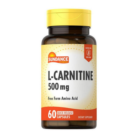 Sundance, L-Carnitine Quick Release Capsules, 500 mg, 60 Caps