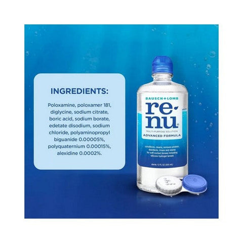Bausch + Lomb, Renu Multi Purpose Solution Advanced Formula, 12 Oz Bausch + Lomb