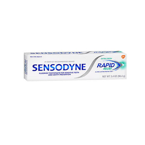 Sensodyne, Rapid Relief Toothpaste Extra Fresh, 3.4 Oz