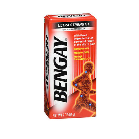 Bengay, Ultra Strength Topical Analgesic Cream, 2 Oz