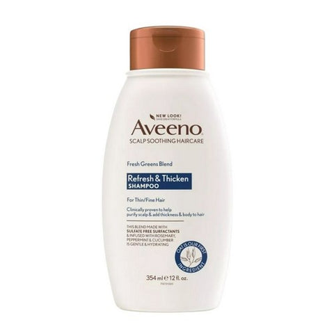 Aveeno, Refresh & Thicken Fresh Greens Blend Shampoo, 12 Oz