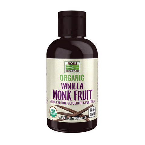 Now Foods, Organic Vanilla Liquid Monk Fruit, 1.8 Oz