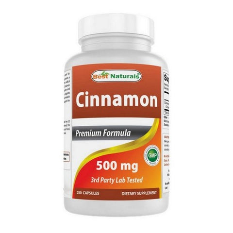 Best Naturals, Cinnamon Bark, 500 mg, 250 Caps