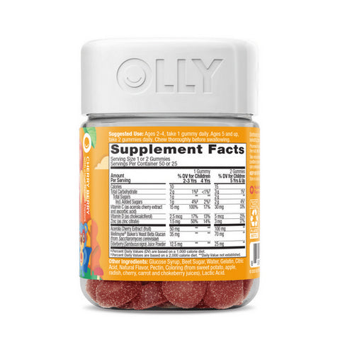 Olly, Kids Immunity, 0, 50 Gummies