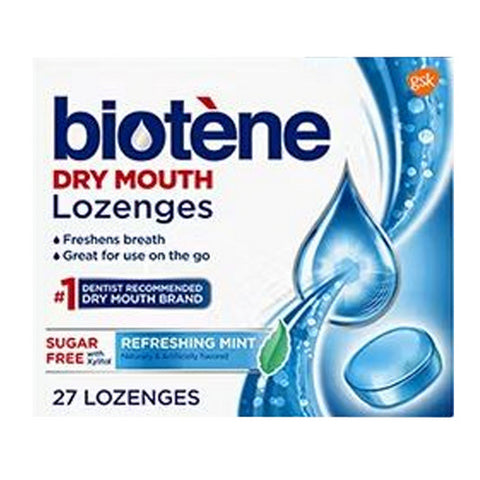 Biotene, Lozenges Sugar Free Refreshing Mint, 27 Each