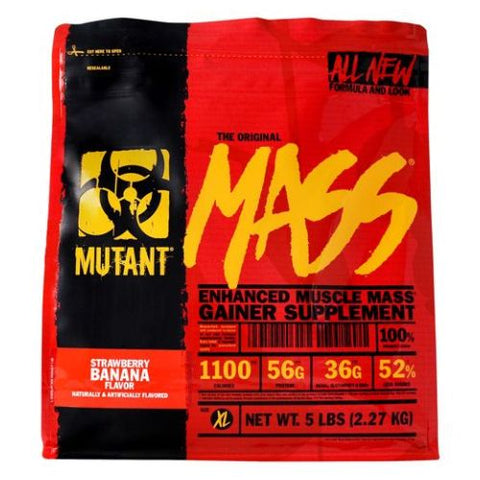 Mutant, Mutant Mass, Strawberry Banana 5 lbs