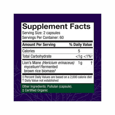 Host Defense, Lion's Mane Capsules, 120 Cap