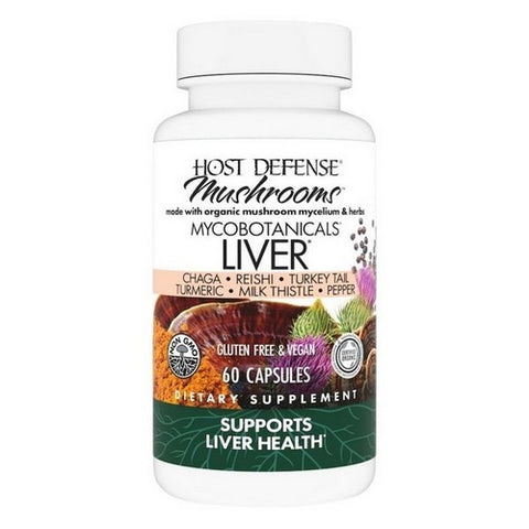 Host Defense, MycoBotanicals Liver Capsules, 60 Cap