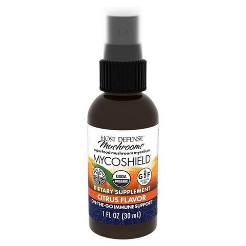 Host Defense, MycoShield Spray Citrus Flavor, 1 Fl Oz