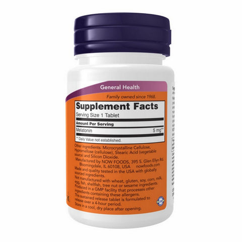 Now Foods, Melatonin, 5 mg, 120 Tabs