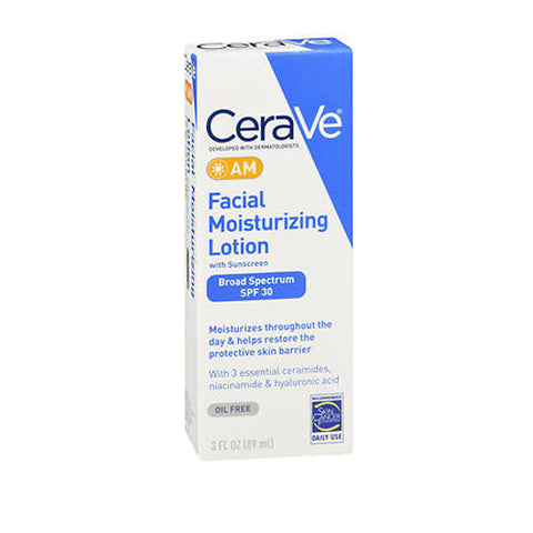 Cerave, Facial Moisturizing Lotion AM SPF 30, 3 Oz