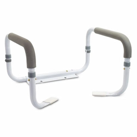 Toilet Safety Rail McKesson White Steel Case of 2 by McKesson