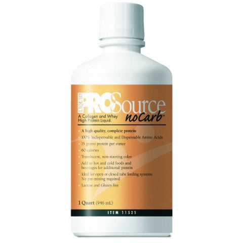 Medtrition, Protein Supplement ProSource NoCarb Unflavored 32 oz. Bottle Concentrate, Count of 4