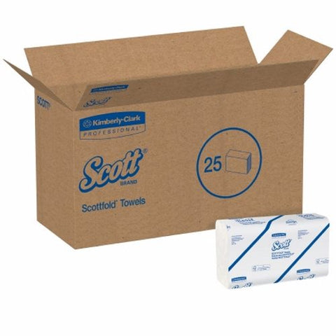 Kimberly Clark, Paper Towel Scott  Scottfold  Multi-Fold 9-2/5 X 12-2/5 Inch, Count of 4375
