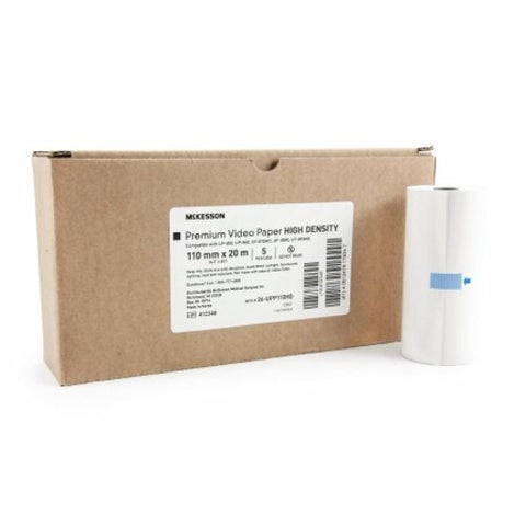 McKesson, Premium Video Paper - High Density 110 mm X 20 Meter Roll, 1 Roll