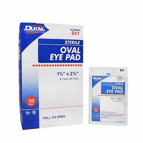 Dukal, Eye Pad Small Adhesive Strip, Box Of 50