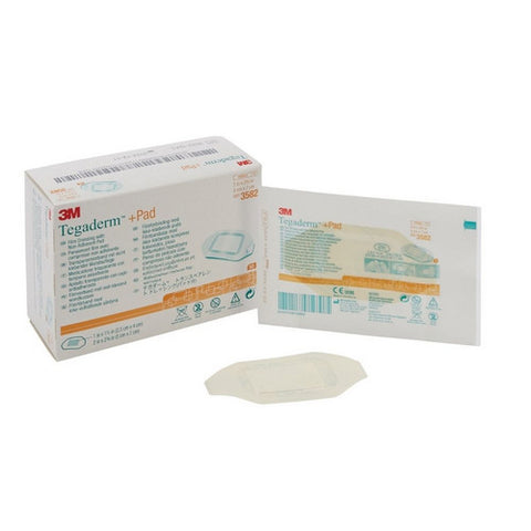 3M, Transparent Film Dressing With Pad Tegaderm 2 X 2-3/4 Inch Frame Style Delivery Rectangle Sterile, Count of 1
