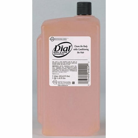 Dial, Shampoo and Body Wash 1,000 mL Refill Peach Scent, 1000 Ml