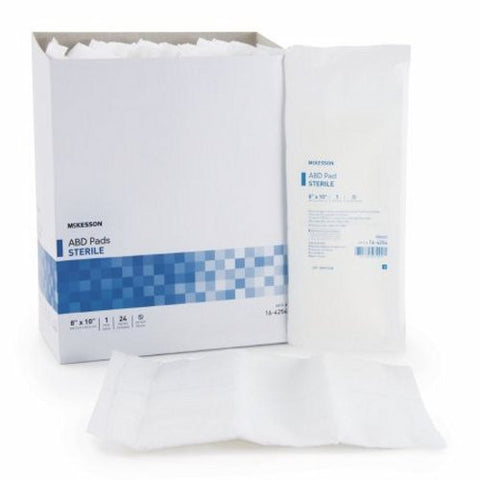 McKesson, Abdominal Pad 8 X 10 Inch Sterile 16-4254, 1 Pack