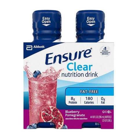 Abbott Nutrition, Oral Supplement Ensure Clear Nutrition Drink Blueberry Pomegranate, 10 Oz