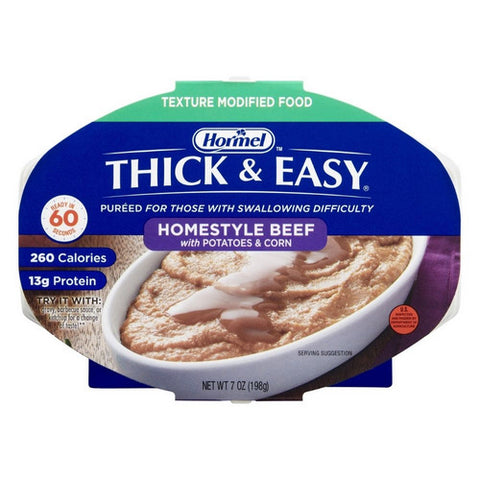 Hormel, Thickened Food Tray Beef with Potatoes 160747, Count of 7