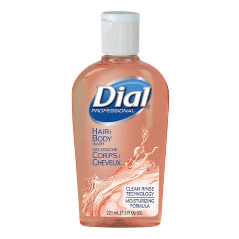 Dial, Shampoo and Body Wash 7.5 oz Peach Scent, 7.5 Oz