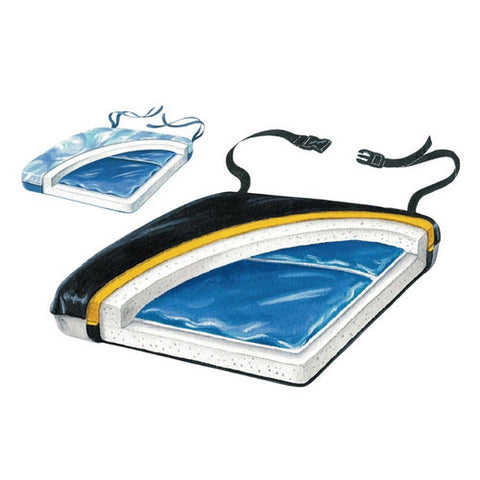 Skil-Care, Seat Cushion Thin-Line 16 W X 16 D X 1-1/2 H Inch Gel, 1 Each