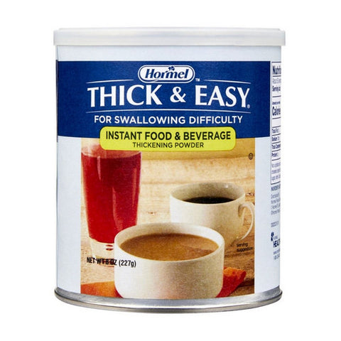 Hormel, Food and Beverage Thickener Thick & Easy  8 oz. Container Canister Unflavored Powder Consistency Var, Count of 12