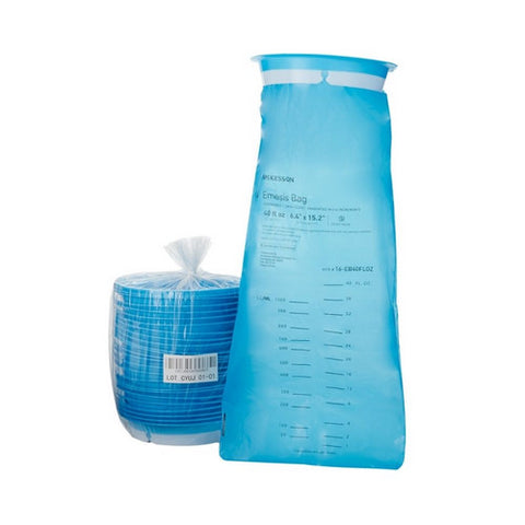 McKesson, Emesis Bag McKesson 40 oz. Blue, Count of 25