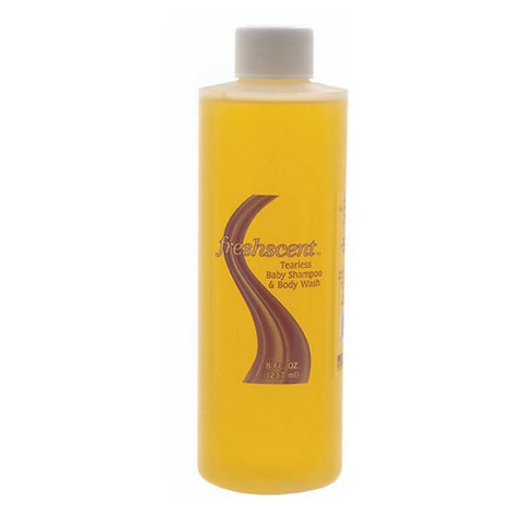 New World Imports, Tearless Shampoo and Body Wash Freshscent 8 oz. Bottle Scented, Count of 36