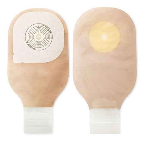 Hollister, Ostomy Pouch Premier One-Piece System 12 Inch Length 2-1/2 Inch Stoma Drainable Flat, Trim To Fit, Box Of 10