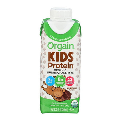 Orgain, Pediatric Oral Supplement Orgain  Kids  Protein Organic Nutritional Shake Chocolate Flavor 8Â¼ oz. Ca, 8.25 Oz
