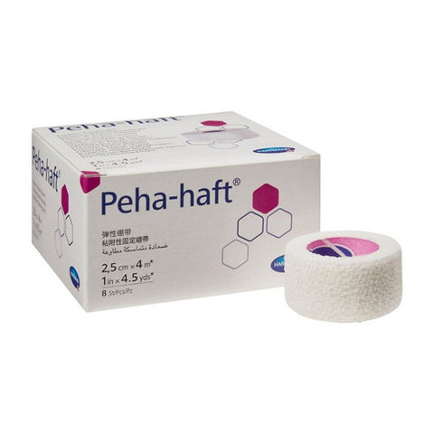 Hartmann Usa Inc, Cohesive Bandage Peha-haft  1 Inch X 4-1/2 Yard Standard Compression Self-adherent Closure White Non, Box Of 8