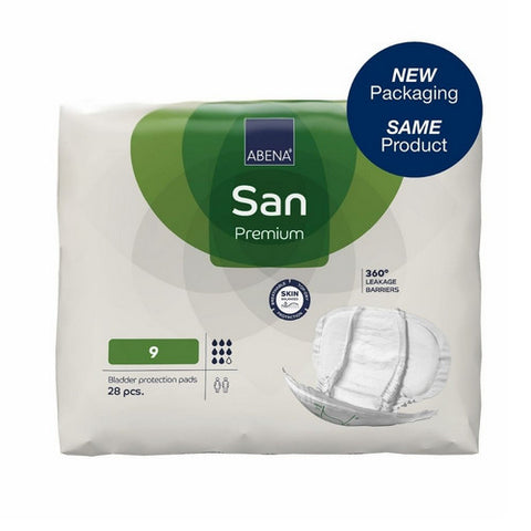 Abena, Incontinence Liner Abri-San Premium 28 Inch Length Moderate Absorbency Fluff / Polymer Core Level 9, Count of 25
