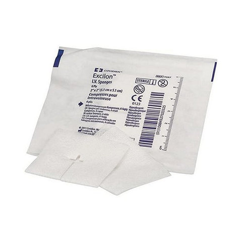 Excilon, I.V. Sponge 2 X 2 Inch 6-Ply Sterile, 1 Pack