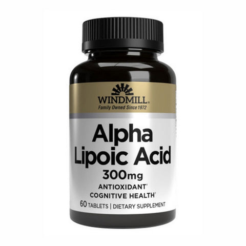 Windmill Health, Alpha Lipoic Acid, 300mg 60 Tabs