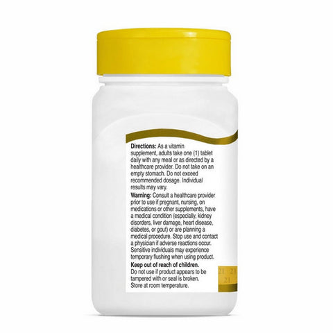 21st Century, Niacin, 100mg, 110 Tabs