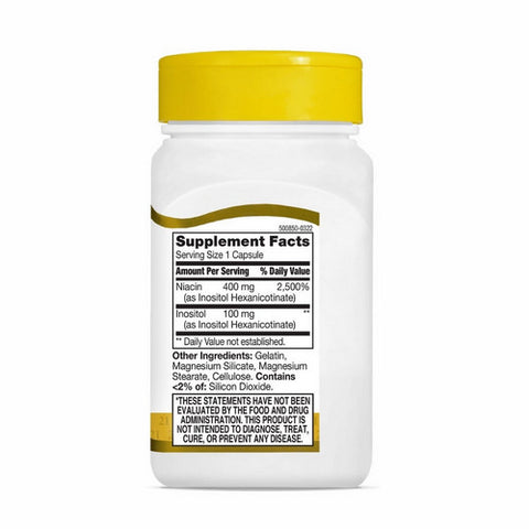 21st Century, Niacin, 500mg, 110 Caps