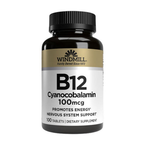 Vitamin B12 100 Tabs by Windmill Health