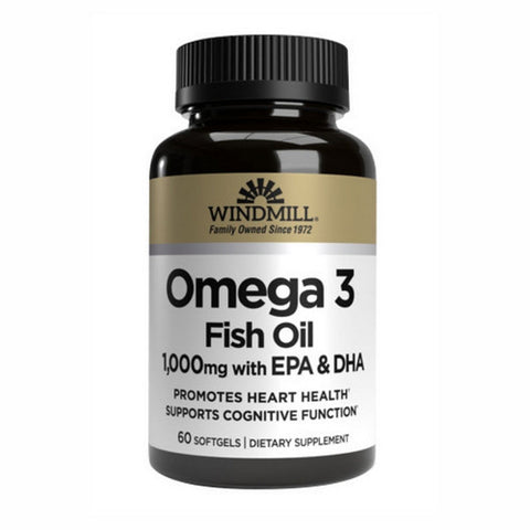 Windmill Health, Omega 3 Epa & Dha, 1000mg, 60 Soft gels
