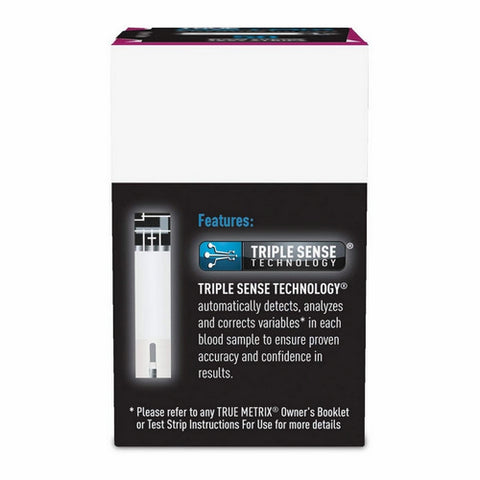 True Metrix, Blood Glucose Test Strips, 50 Count
